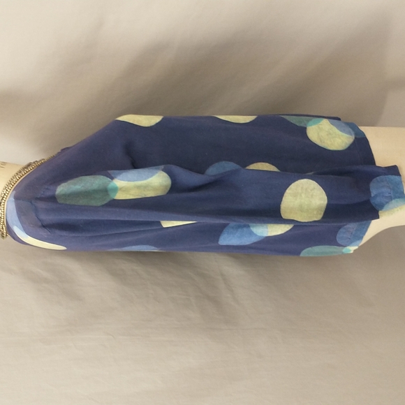 Italian Luxury Brand in bed with you Cashmere Lite Sweater Polka Dot Top Soft XL - Picture 2 of 10